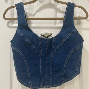 Denim Blue Women's Top